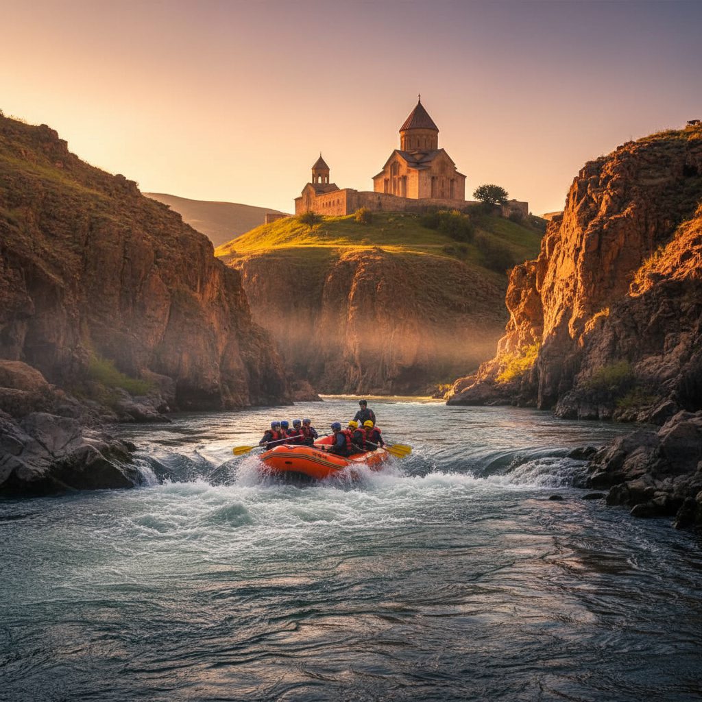 رفتینگ در ارس: راهنمای تجربه قایقرانی در رودخانه مرزی 2 رفتینگ در ارس