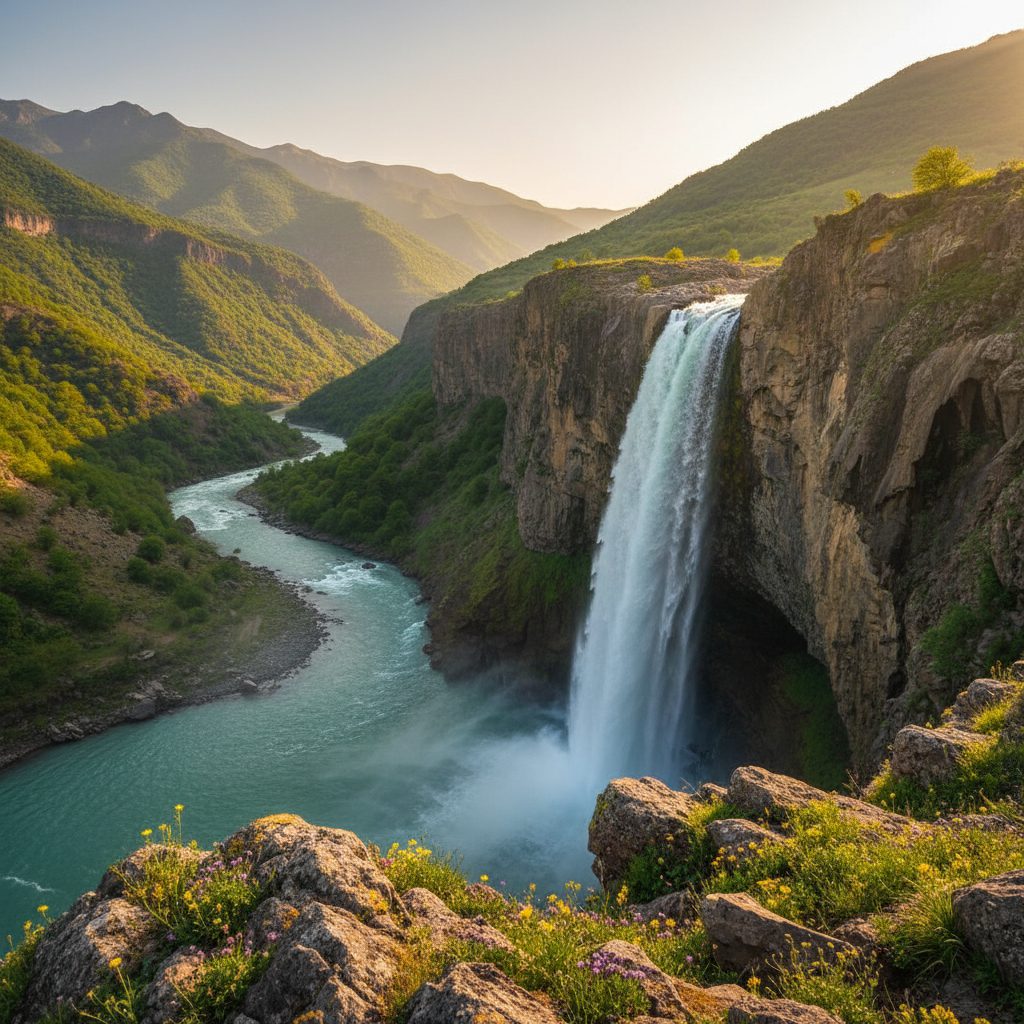 atashgah_waterfall_lordegan راهنمای جامع آبشارهای چهارمحال و بختیاری