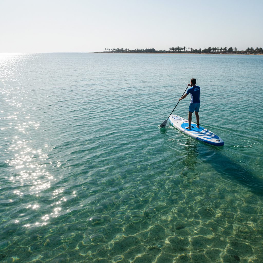 پدل برد در کیش | راهنمای کامل سفر و هزینهها در نوروز ۱۴۰۵ 1 paddleboarding in kish