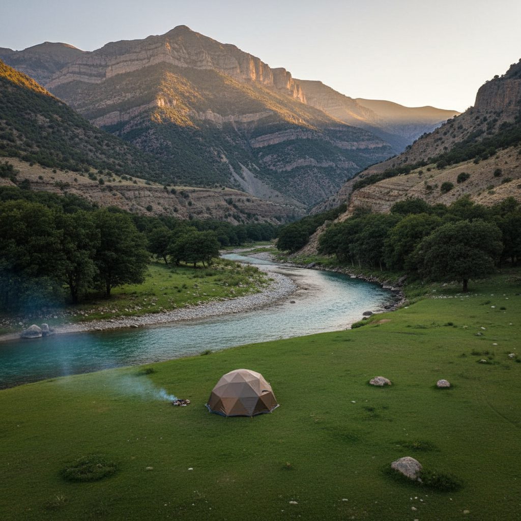 منطقه قارون کجاست؟ راهنمای کامل جغرافیای بکر و کمپینگ 2 منطقه قارون
