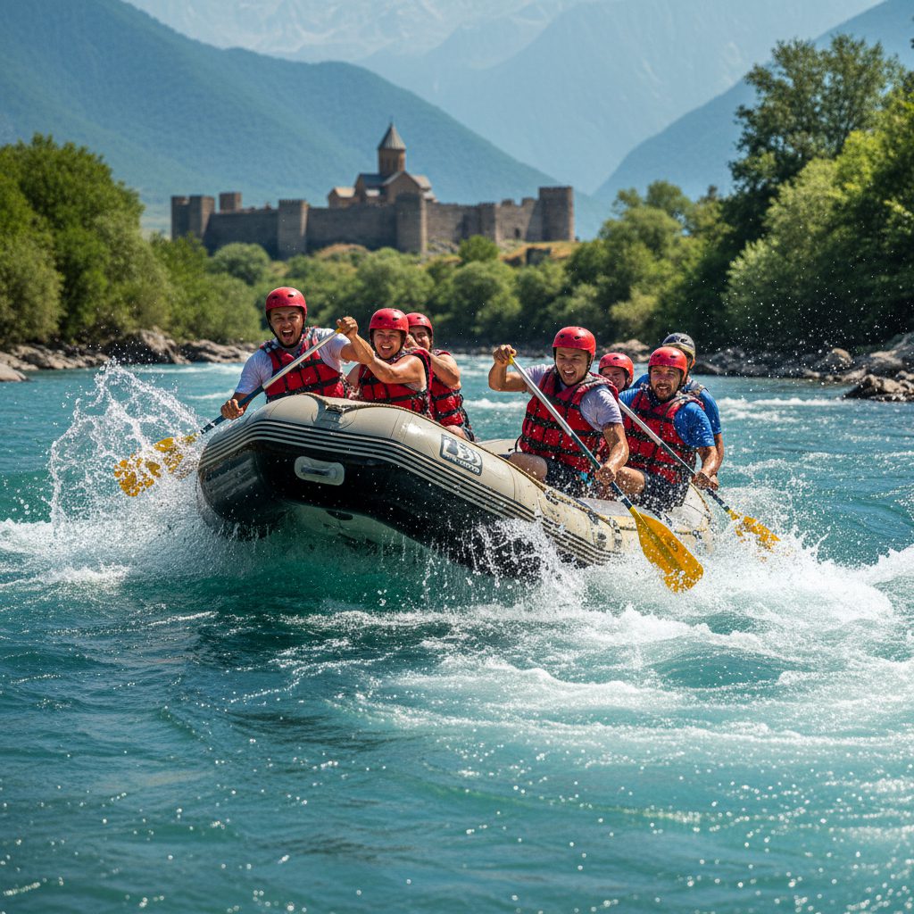 rafting_in_georgia راهنمای کامل رفتینگ در گرجستان