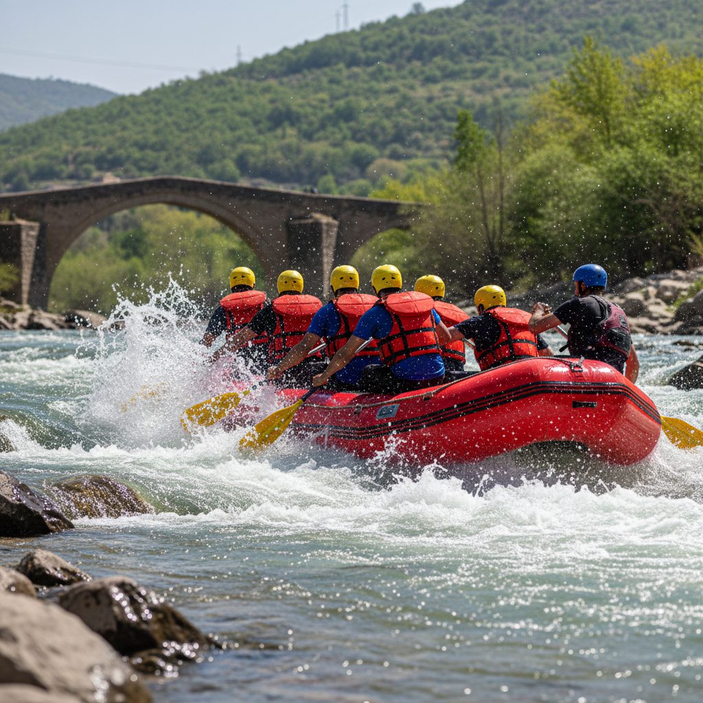 rafting_zaman_khan_bridge راهنمای جامع تور رفتینگ اصفهان (رودخانه زاینده رود)