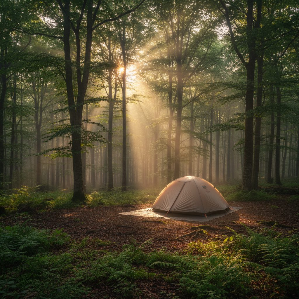 انتخاب مکان کمپ در جنگل | راهنمای امنیت و قوانین کمپینگ 3 انتخاب مکان کمپ