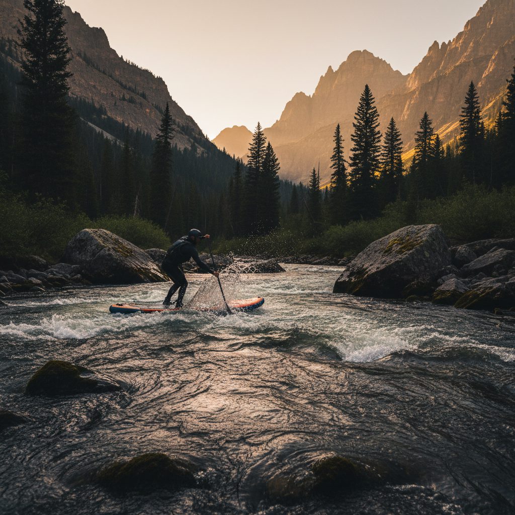اندازه پدل برد رودخانه: راهنمای پایداری و مانورپذیری 3 اندازه پدل برد