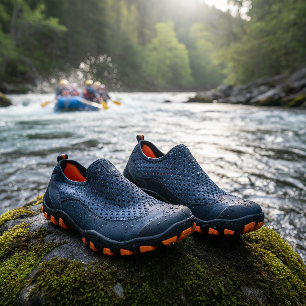 aqua_shoe کفش آبی (Aqua Shoes) چیست و چرا برای رفتینگ ضروری است؟