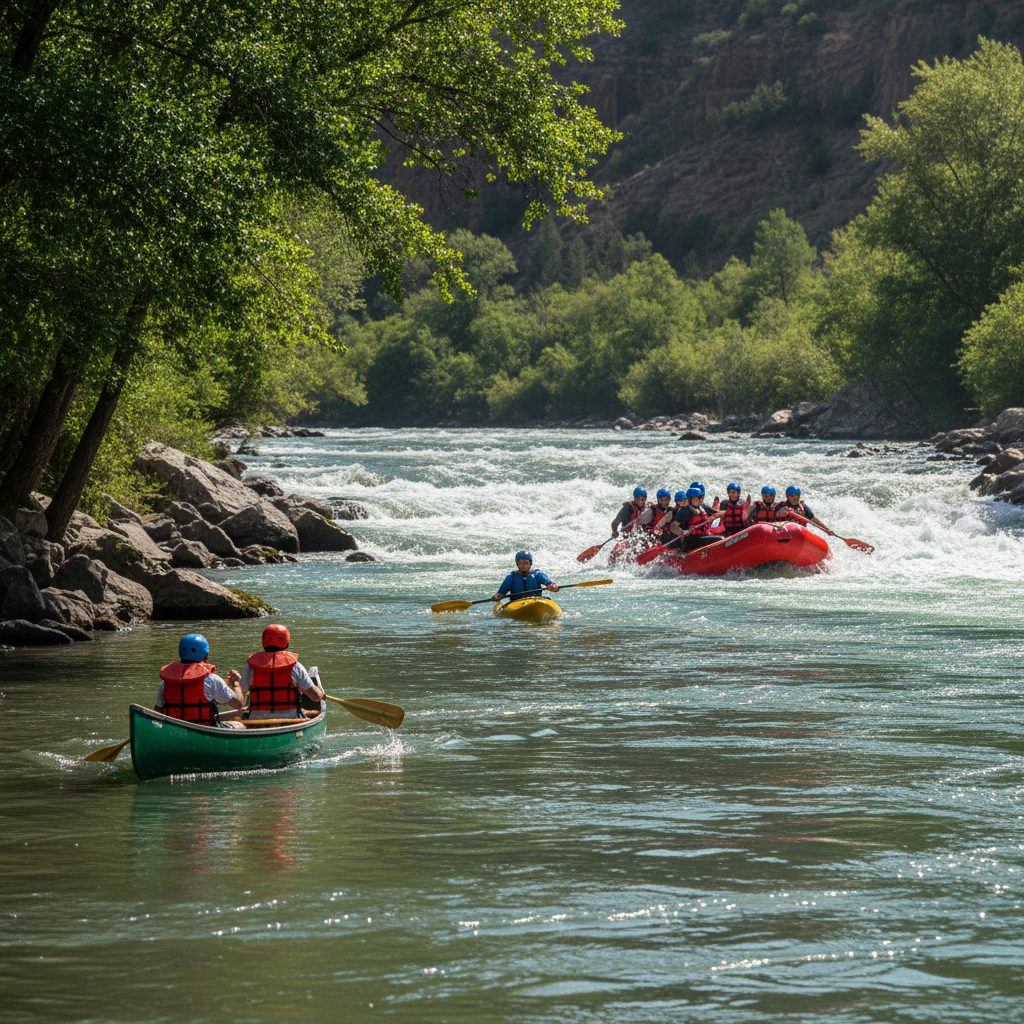 canoe_kayak_raft کانو، کایاک یا قایق رفتینگ؟ راهنمای انتخاب بهترین ماجراجویی آبی