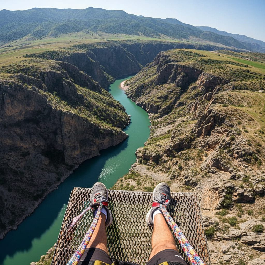 dopolan_bungee_jumping_platform بانجی جامپینگ دوپلان بلندترین سکوی پرش ایران (راهنمای کامل)