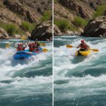 رفتینگ گروهی چیست؟ راهنمای کامل کار تیمی در رودخانه 17 group rafting