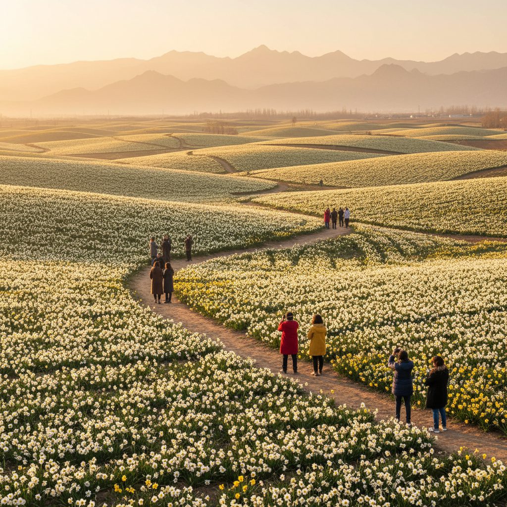 جشنواره گل نرگس کازرون | راهنمای کامل + انواع گل نرگس 5 جشنواره گل نرگس کازرون