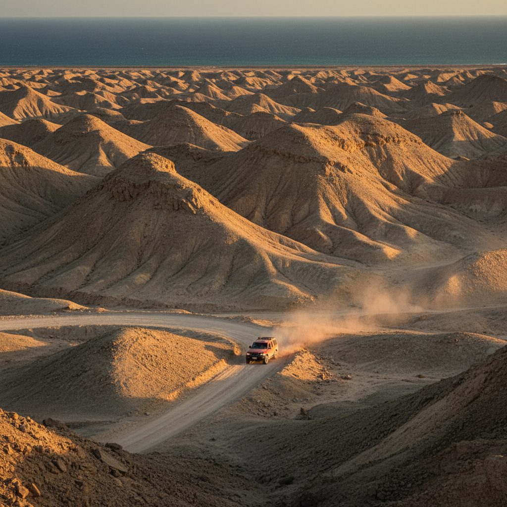 آفرود در سواحل مکران | راهنمای سفر به تلاقی کویر و دریا 2 آفرود در سواحل مکران