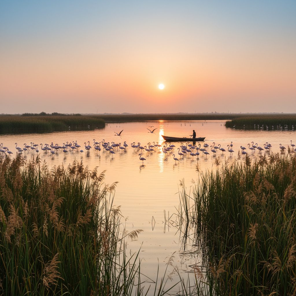 تالاب شادگان کجاست؟ راهنمای آشنایی با نگین خوزستان 2 تالاب شادگان